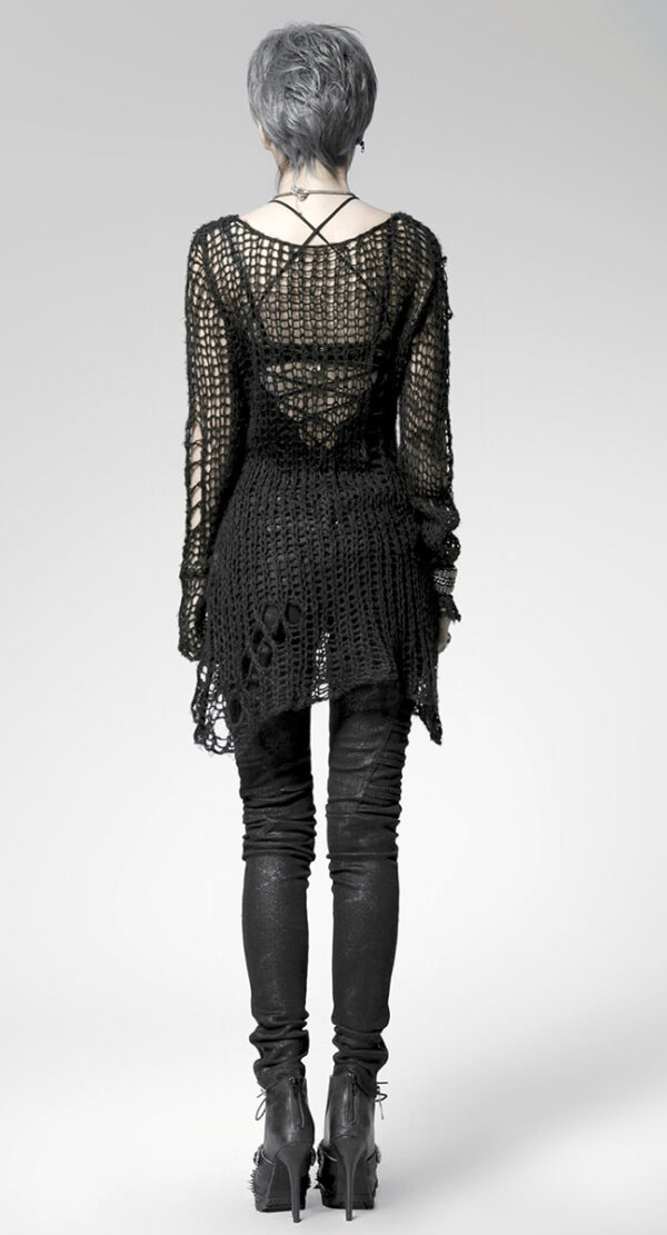 Pull mohair destroy Noir