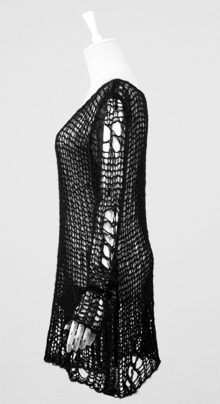 Pull mohair destroy Noir