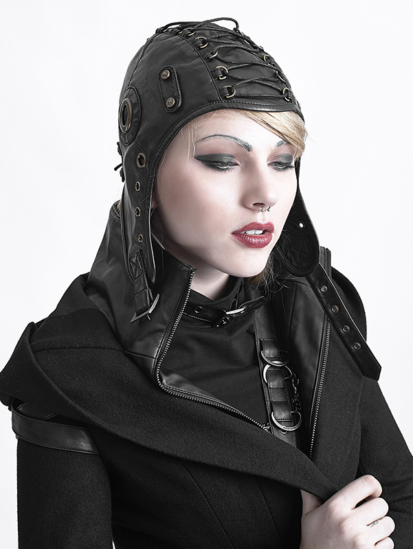 Bonnet aviateur steampunk