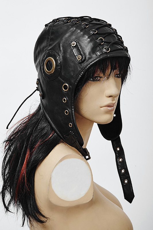 Bonnet aviateur steampunk
