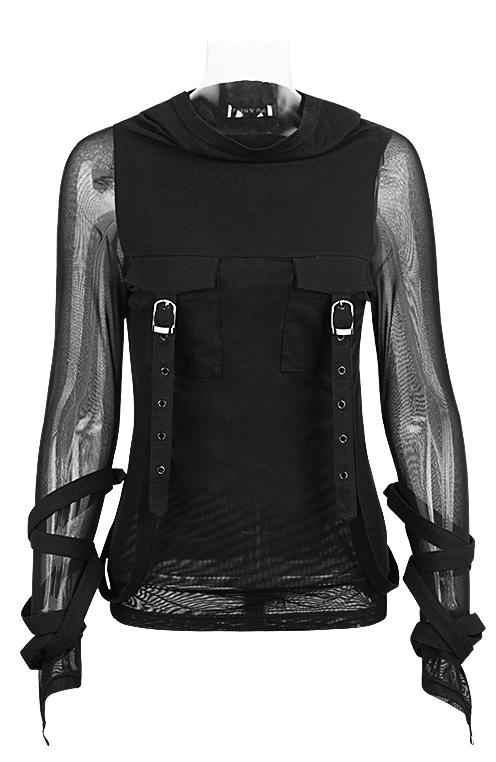 T-Shirt à capuche manches mitaines