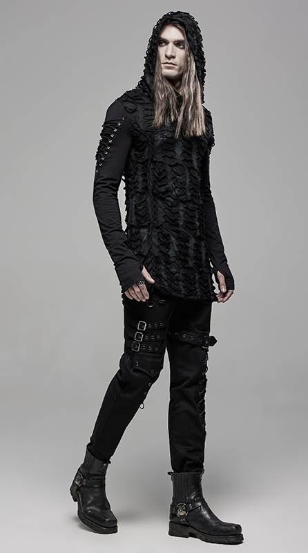 T-shirt capuche destroy mitaines T-shirt capuche destroy mitaines