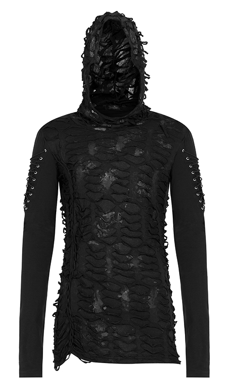 T-shirt capuche destroy mitaines T-shirt capuche destroy mitaines