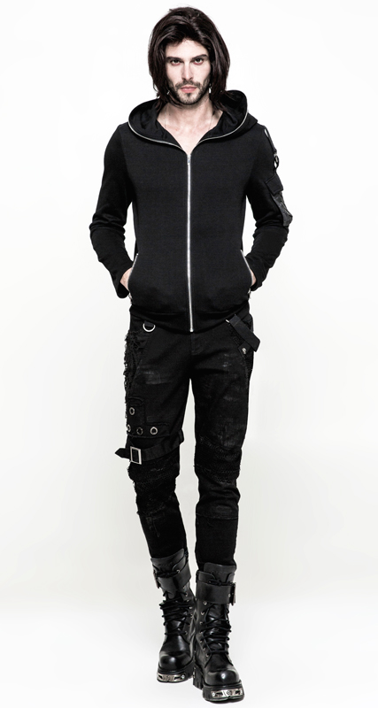 Jeans destroy gros oeillets