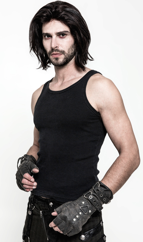 Mitaines steampunk patinées Grises Mitaines steampunk patinées Grises