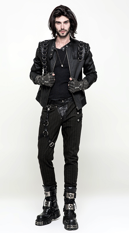 Mitaines steampunk patinées Grises Mitaines steampunk patinées Grises