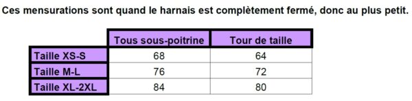 Gilet harnais en cuir vegan