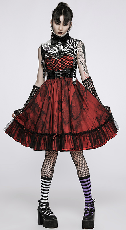 Collerette haute plissée