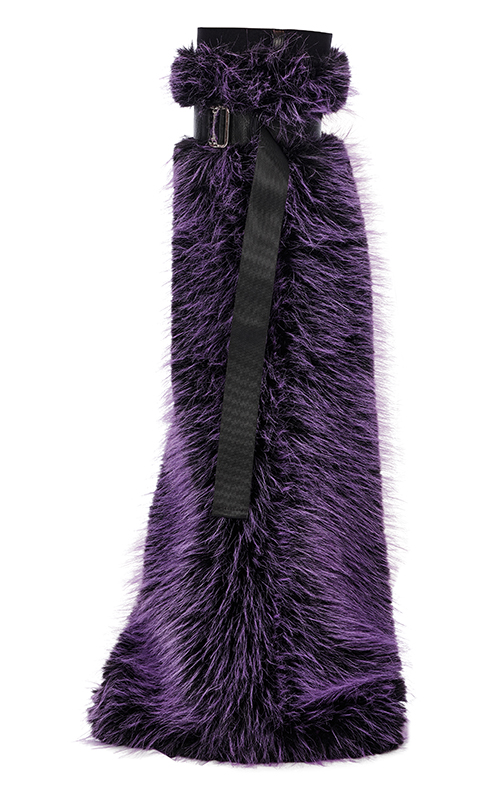 Leg Warmers évasées fausse fourrure – Violet Leg Warmers évasées fausse fourrure – Violet