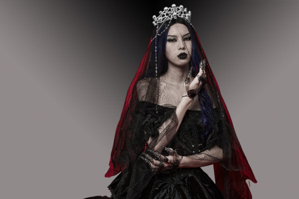 Couronne Têtes de Mort à strass