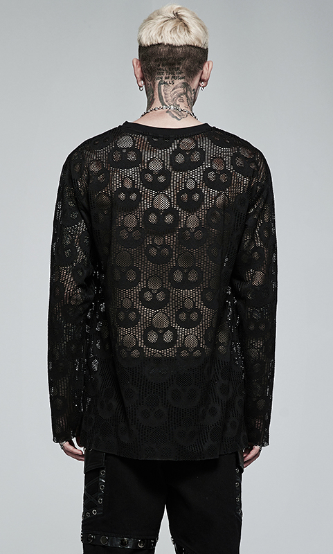 Pull fin têtes de mort