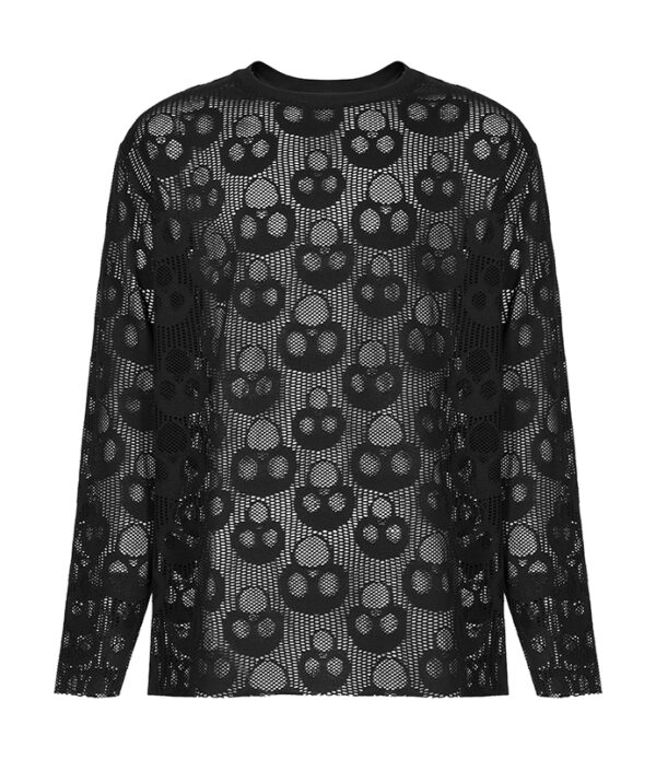 Pull fin têtes de mort