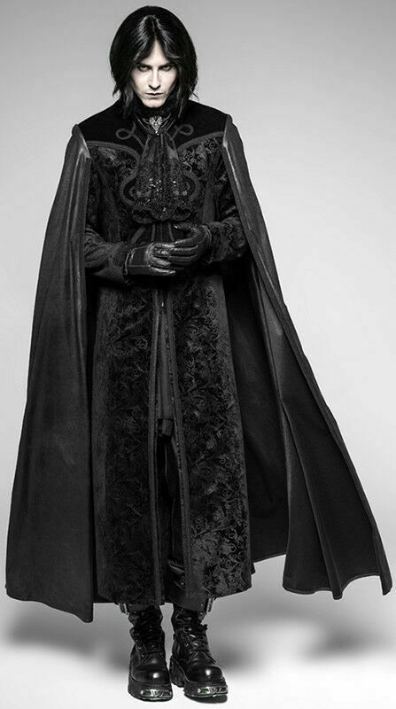 Manteau cape velours jacquard