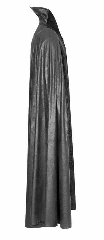 Manteau cape velours jacquard