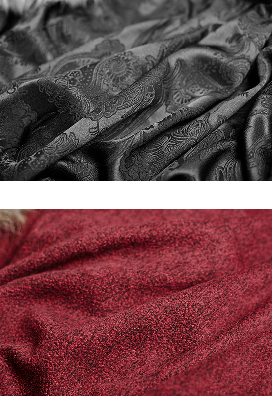 Cape volants brodés Rouge Cape volants brodés Rouge