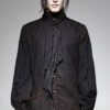 Chemise steampunk lavallière Noire