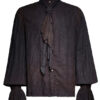 Chemise steampunk lavallière Noire