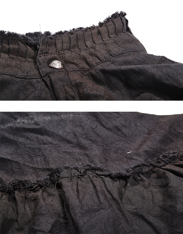 Chemise steampunk lavallière Noire