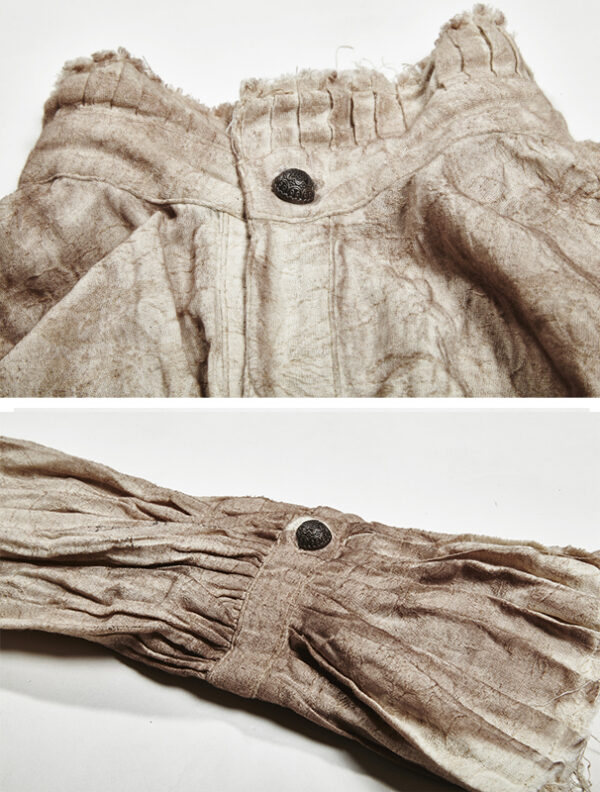 Chemise steampunk lavallière Blanche