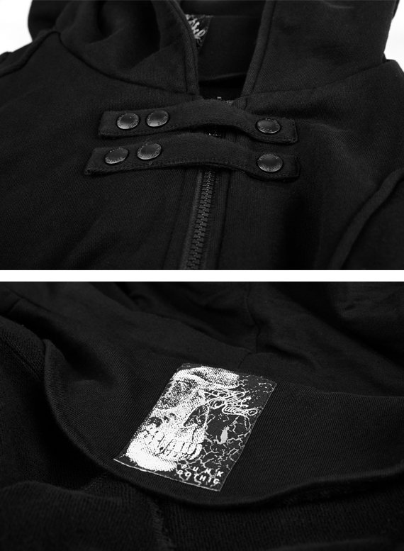 Manteau sweatshirt à capuche – Transformable