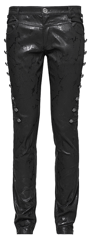 Jeans officier à boutons