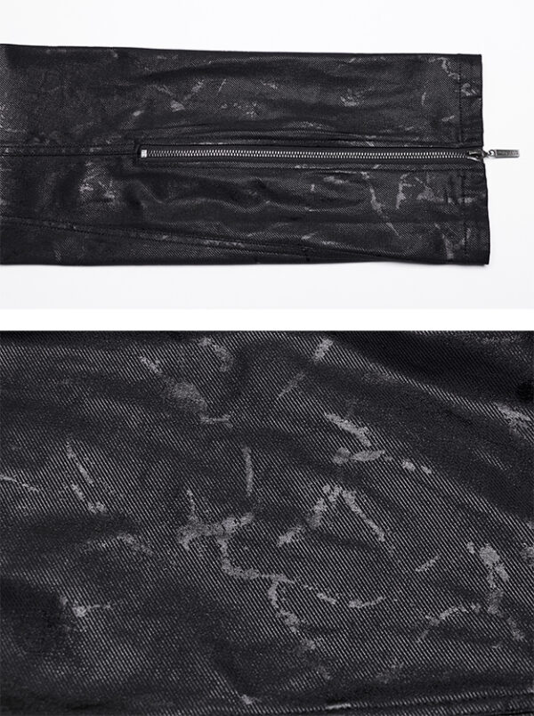 Jeans officier à boutons