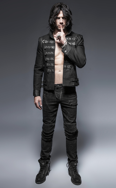 Jeans armure clouté