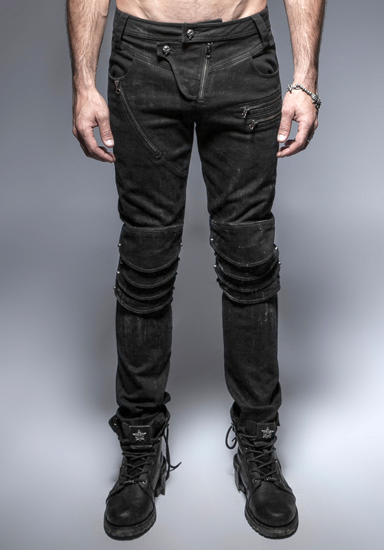 Jeans armure clouté