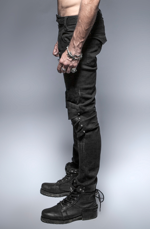 Jeans armure clouté