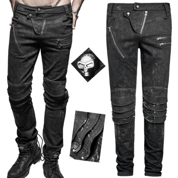 Jeans armure clouté