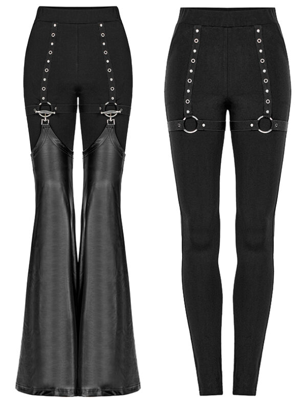 Pantalon transformable chaps évasées
