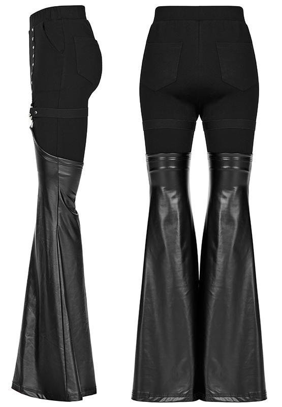 Pantalon transformable chaps évasées