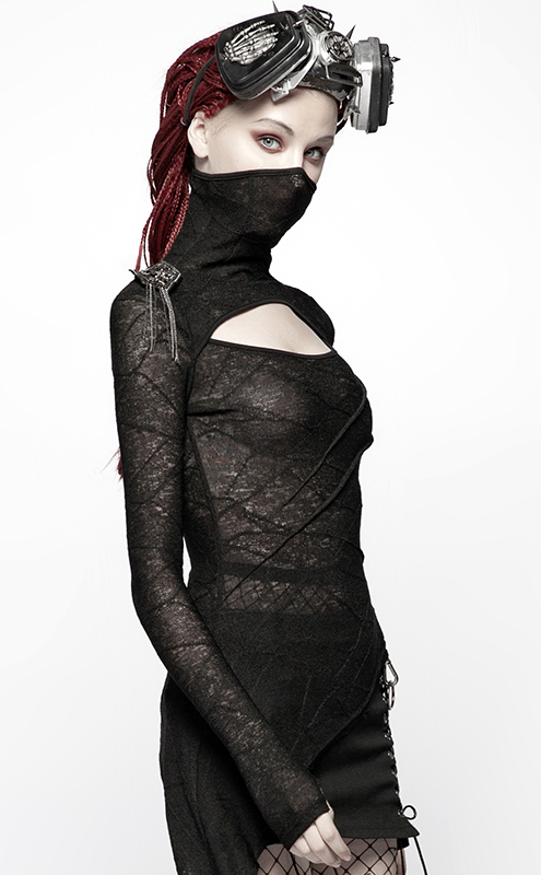 Haut masque et mitaines intégrés