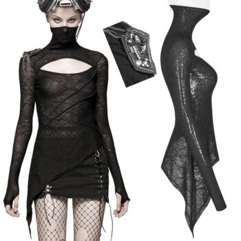 Haut masque et mitaines intégrés Haut masque et mitaines intégrés