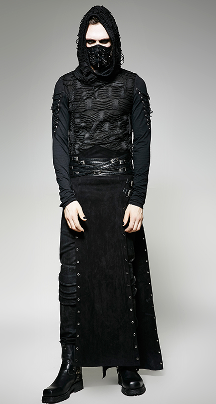 Surjupe fendue suede warrior