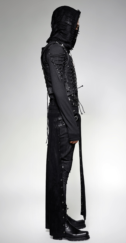 Surjupe fendue suede warrior