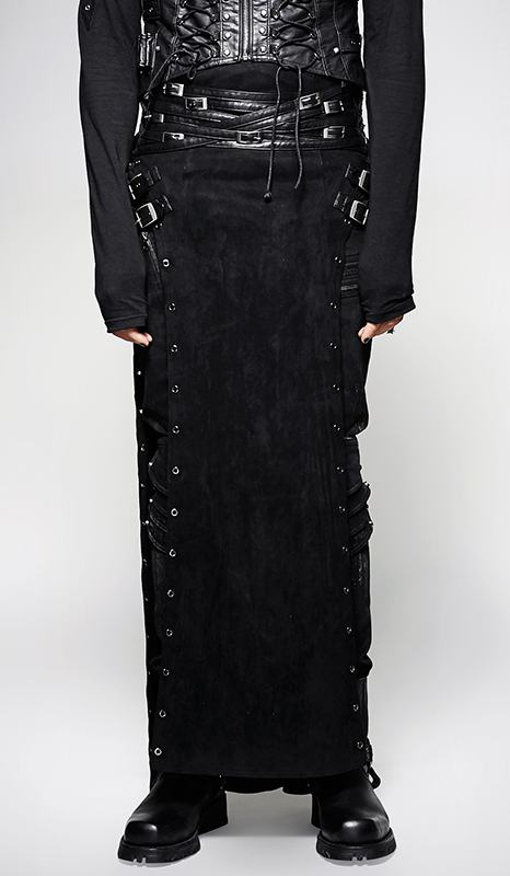 Surjupe fendue suede warrior