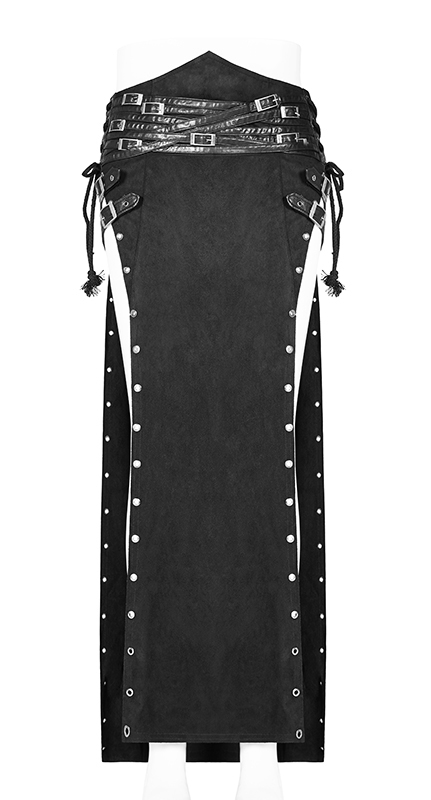 Surjupe fendue suede warrior