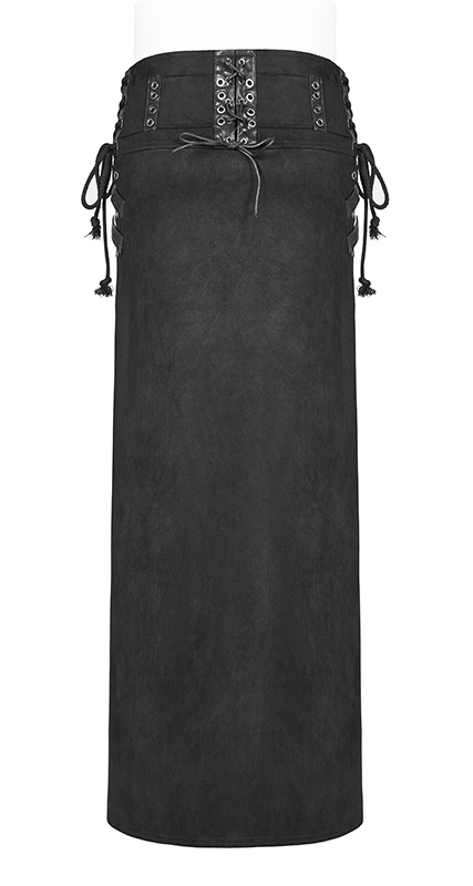 Surjupe fendue suede warrior