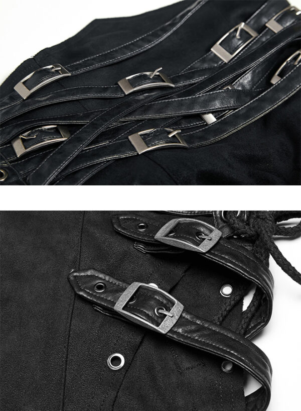 Surjupe fendue suede warrior