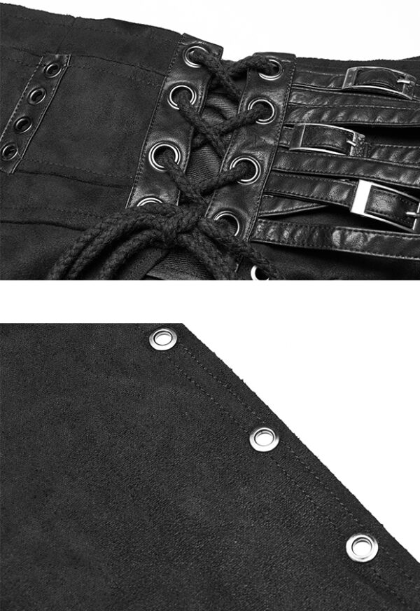 Surjupe fendue suede warrior