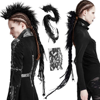 Extension crête tresse longue Extension crête tresse longue