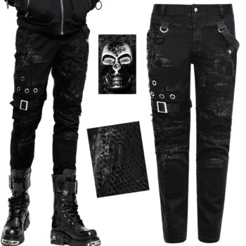 Jeans destroy gros oeillets Jeans destroy gros oeillets