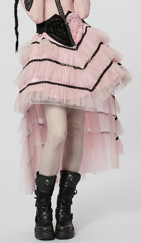 Jupe traîne au grand coeur Jupe traîne au grand coeur