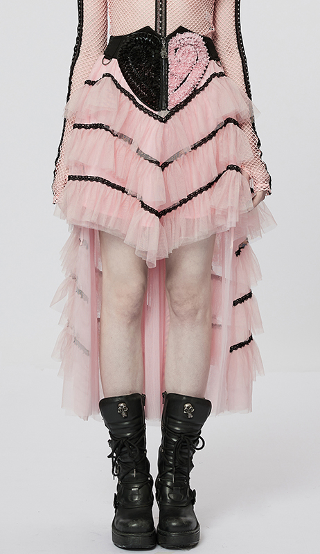 Jupe traîne au grand coeur Jupe traîne au grand coeur