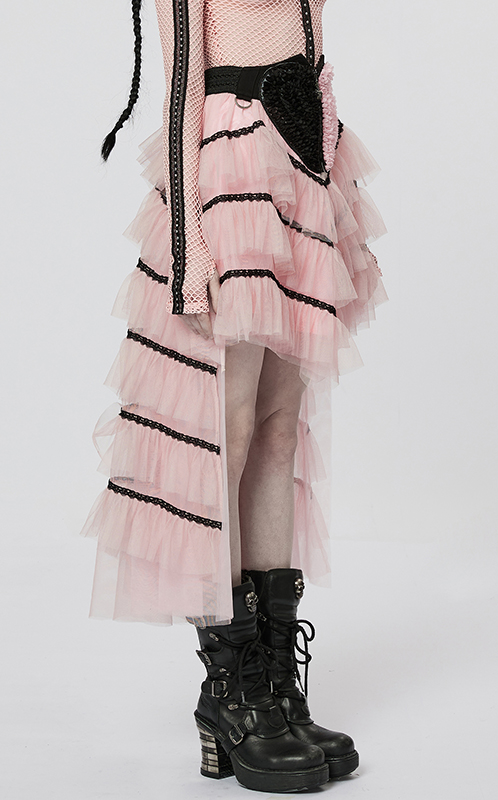 Jupe traîne au grand coeur Jupe traîne au grand coeur