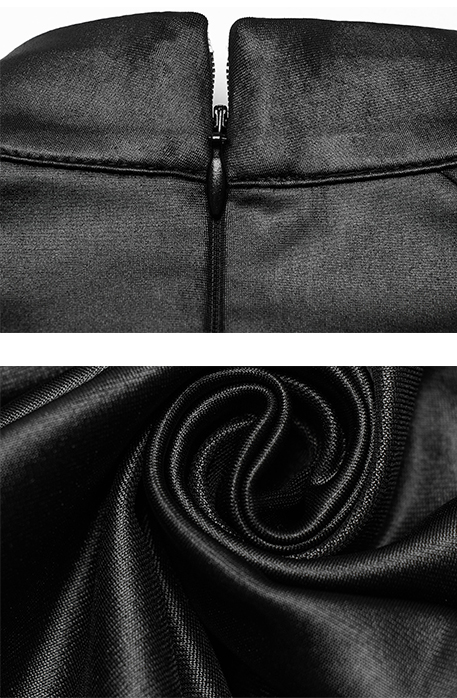 Haut en faux cuir à épaulettes Haut en faux cuir à épaulettes