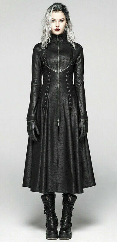 Manteau long cuir Matrix