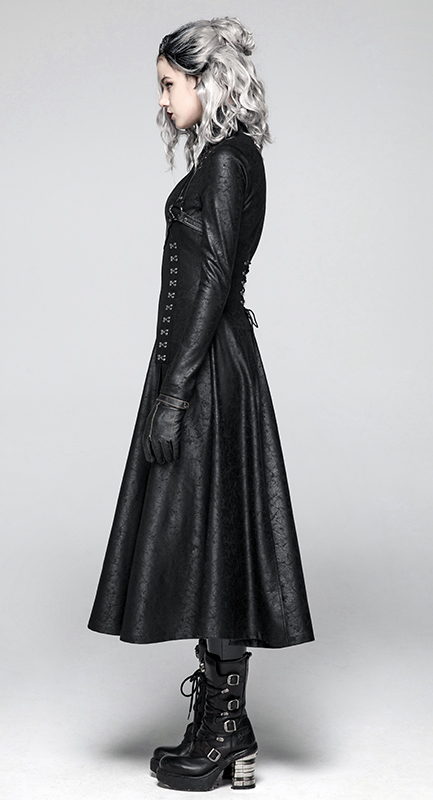 Manteau long cuir Matrix