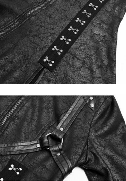 Manteau long cuir Matrix